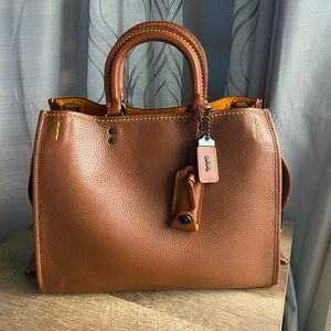 COACH Rogue 30 in Saddle Tan Color, Like New Condition